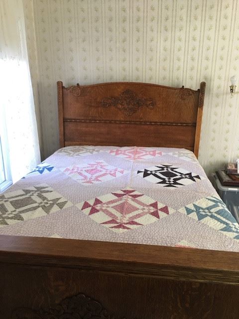 Beautiful Oak Double Bed