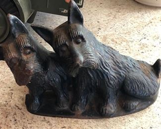 Cast Iron Scottie Dog Door stop