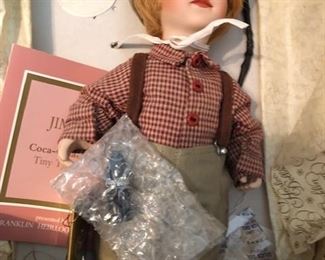 Franklin Mint Coca Cola Doll - Jimmy