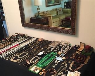 Lots of costume jewelry