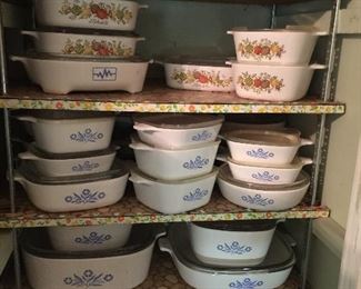 Every piece is clean and has its lid. And we have extras!