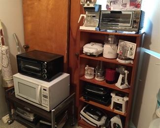 Small appliances, microwave, toasters, etc.