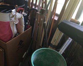 Lots of yard tools