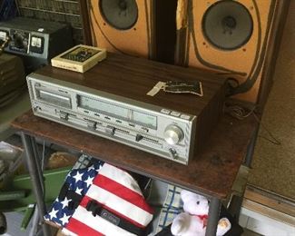 Old school 8track player/receiver. WORKS