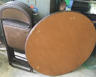 card table/chair set