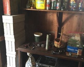 And one more little storage building full of tools and crusty treasures.