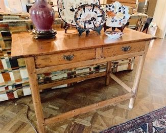 Antique English Pine Table 