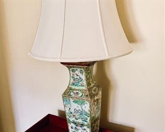 Pair of oriental lamps