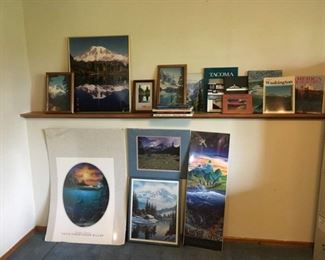 Mount Rainier Photographs, Posters, Framed Paul Chalk, Books on Tacoma, Pacific NW, and more.
Lot Number: 55