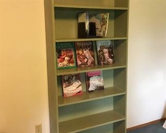 Painted Wood Bookshelves 33"w x 105"d x 76"h, Craft Books Included.
Lot Number: 58