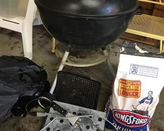 Weber BBQ with Full Bag of Kingsford Briquettes.
Lot Number: 67