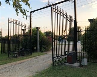 Demo Sale! Wrought Iron Gate, Fencing, and Columns Available!