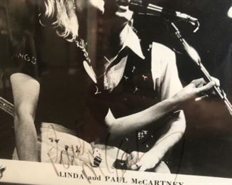 Paul McCartney Autographed Photograph