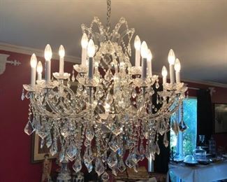 James R. Moder/Impact “Maria Theresa” 19 Light Crystal Chandelier (2 Available)