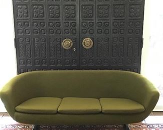 Vintage Mid Century Modern Sofa by Overman (Sweden)