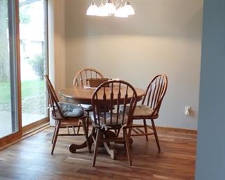 DINING TABLE AND CHAIRS