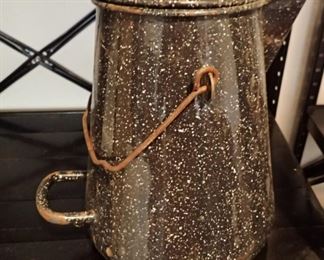 ENAMEL COFFEE POT