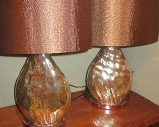 Silver Lamps (pair)