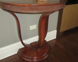 Art Deco Demilune Console Table