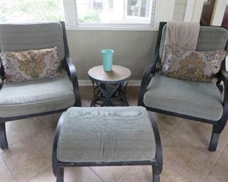 Lightweight Cast Aluminum Patio Chairs