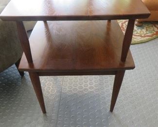 Mid-Century Modern Two-Tiered Side Table
