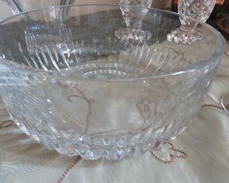 Vintage Ceska Crystal Bowl