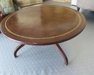 Round Mahogany Coffee Table
