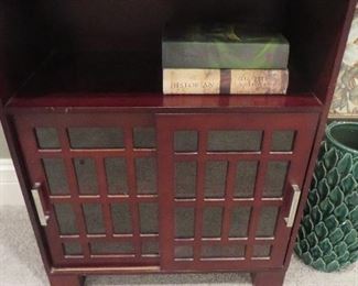 Small Cabinet with Sliding Doors