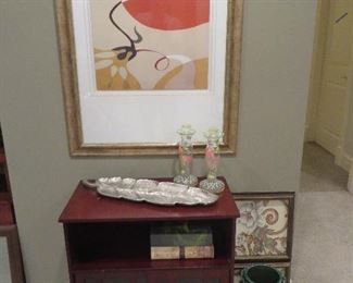 Small Cabinet with Sliding Doors