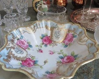Antique Hand Painted Fancy Bowl