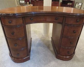 Demilune Mahogany Desk