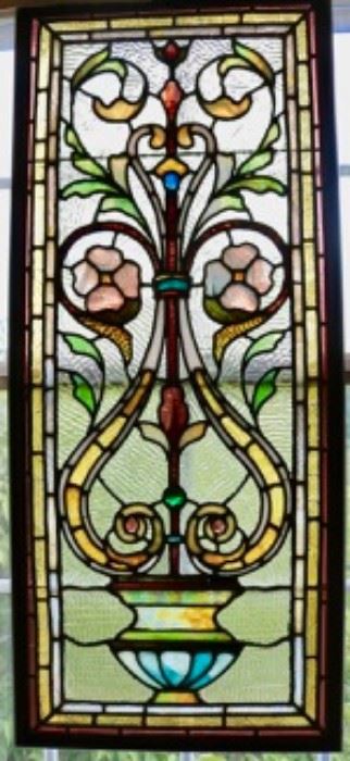 Antique Stained Glass Panels