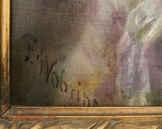 Franz Wobring oil painting