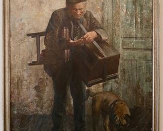 19th century oil painting signed "J.Klopper '96"