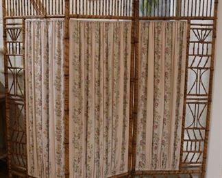 Many pieces bamboo furniture