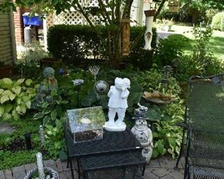 GARDEN DECOR, STACKING TABLES