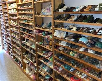 Perhaps the LARGEST MINIATURE SHOE, BOOT, & SLIPPERS COLLECTION anywhere.