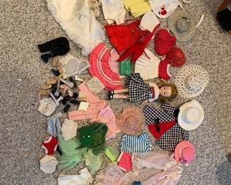 8" Betsy McCall Doll plus clothing & accessories - will be sold as one lot.