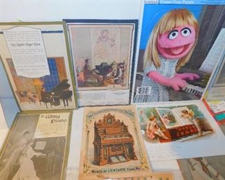 Hundreds of vintage music related ephemera as well as sheet music and song books!