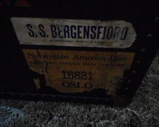 Original Label SS Bergensfjord 