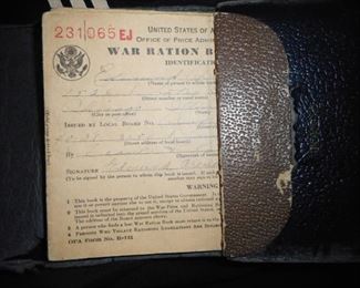 War Ration Book
