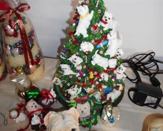 Westie Dog Christmas Tree