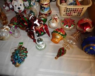 LARGE GLASS Ornaments