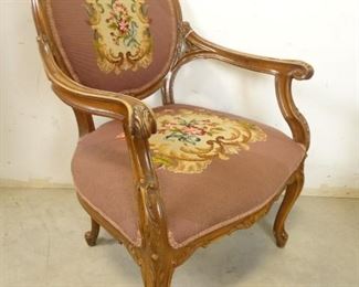 Needlepoint Arm Chair
