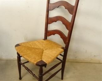 Wooden Parlor Chair with Twine Rope Seat