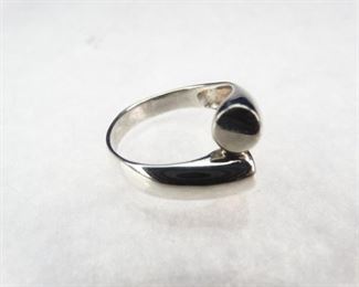 Size 9 - Silver Bypass Ring
