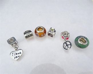 Fashion Sterling Silver Beads Charms