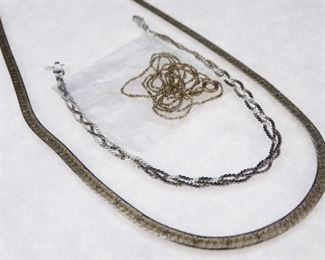 Sterling Silver Necklace Bracelets