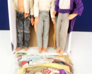Vintage, Unboxed 1968 Ken Dolls Accessories