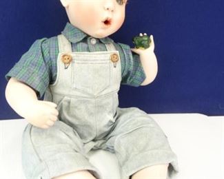Country Boy Porcelain Doll
